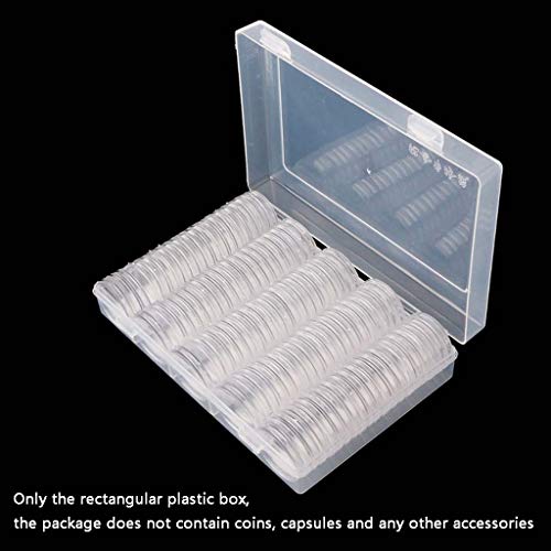 Caja organizadora rectangular para monedas 30mm miniatura 5