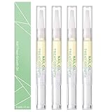 4 Pcs Nagelpflegestift Nagellack Gegen Nägelkauen, Nail Care Pen Erfahrungen Schonend und Wirksam Natürliche Inhaltsstoffe Nägelkauen Stoppen für Gepflegte Fingernägel Fußnägel