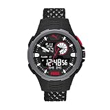 PUMA Herren Bold Analog-Digital Three-Hand, Schwarz Polycarbonate Uhr, P5073