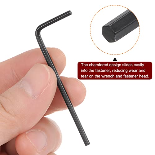 Harfington 50Pcs Hex Key Wrench 2Mm Metric Cr-V L Shaped Hexagon Head Repairing Tool #TOP4