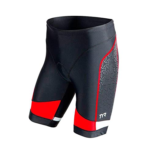 TYR Sport Men's Sport Competitor 9-Inch Tri Compression Shorts