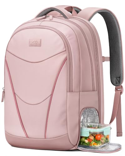 MATEIN HER 15.6-16 Inch Laptop Backpack for Women, Pink Lunch Backpack