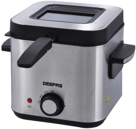 Geepas 1.5 ltrs Deep Fryer with Viewing Window, GDF36016, 2 Years Warranty
