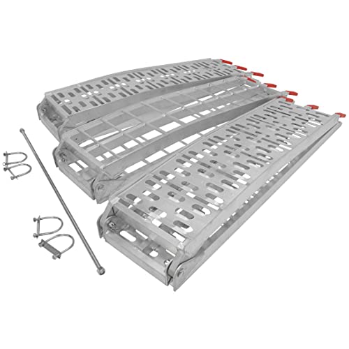 Titan Ramps Motorcycle Loading Ramps 7.5' Harley Plated Lawnmower Traction #TOP6