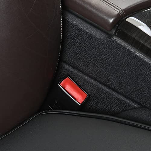 Image of 1Piece Car Seat Cover PU Leather Front Car Seat Protector Driver Seat Cover Wrapping Edge Seat Bottom Cover for Four Seasons (53x52 cm) (black-a)