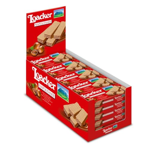 Loacker Napolitaner Wafers 45 g (Pack of 25)