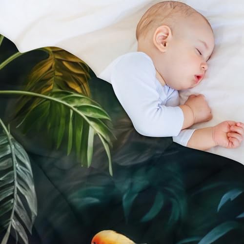 Couverture perroquet flanelle premium linge de lit doux et résistant - 5