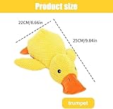 22x25cm Ente Hundespielzeug,Quack-Quack Duck Hundespielzeug,Anti Stress Ente Für Hunde,Spielzeug ente für Hund,Dog Beruhigende Hunde Soundspielzeug,Anti Stress Hund,Dog Toys für Kleine