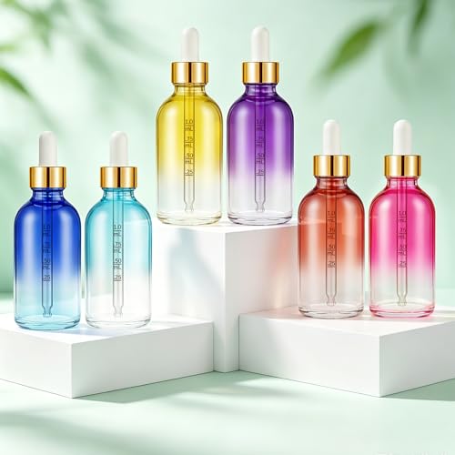 Bumobum 2 oz Dropper Bottle, Glass Eye Dropper Bottles with Golden Top Cap for Essential Oils, 24 Pack Tincture Bottle with Labels and Funnel by Bumobum - Image 7