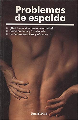 Portada de Problemas de espalda
