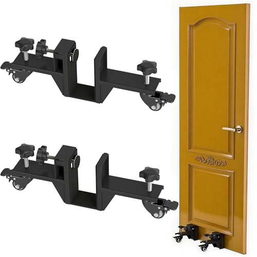 RDUIGT Door Installation Kit, 2Pcs Door Installation Tools Door Dolly with Wheels for 1 to 2.36 Inch...