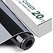 CAREGY Heat Transfer Vinyl HTV for T-Shirts 12 Inches by 20 Feet Roll (Black)