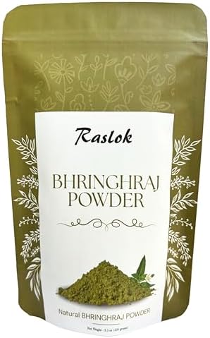 Amazon.com : Raslok Pure Bhringraj Powder | Pure Bhringaraj Eclipta ...