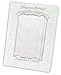 Stephan Baby Keepsake Bible with Embroidered Cover and Scalloped Edge, White