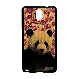 utaupia Coque Antichoc pour Samsung Galaxy Note 3 en Bois Silicone Panda Mobile Ours Pas Cher Nature Caoutchouc ecologie Design Rose Animal ecolo