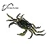FyshFlyer Monstar 3D PVC Crab Bait;Barbed Hooks; 1.1-Ounce 4-Inch Fishing Lures