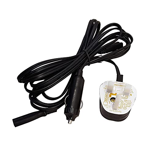 Crystals 24L Electric Cool Box Cooler for Drinks Food Ice, Hot & Cold Coolbox for Travel Camping Picnic Caravan Festivals, 12V DC & 240V AC Adapter - Image 3