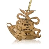Jolette Designs 20th Anniversary Present for Wife, 20 Year-Gift Ideas for Her and Him, Romantic Wood