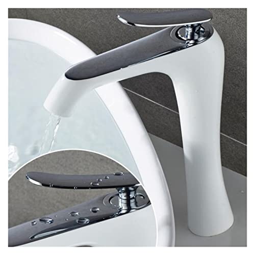 Mitigeur de salle de bain en laiton avec commande d'eau fluide - 4