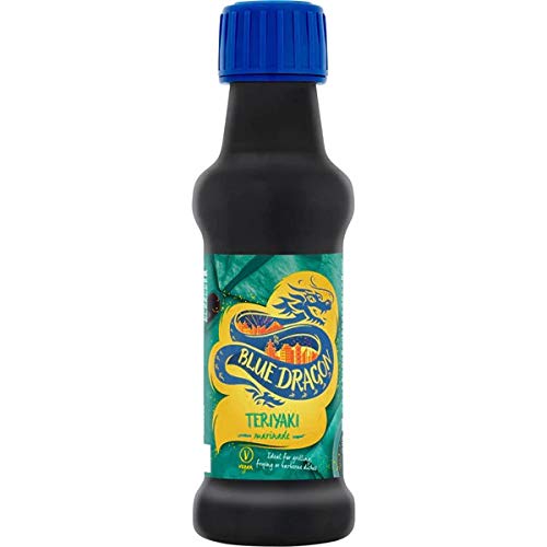 Blue Dragon- Salsa Teriyaki - Mezcla de salsa de soja Japonesa y condimento estilo Mirin Dulce 150 ml