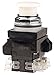 GE (General Electric) - 104PBL11W5L6 - Illum Push Button, 30mm, 1NO/1NC, White