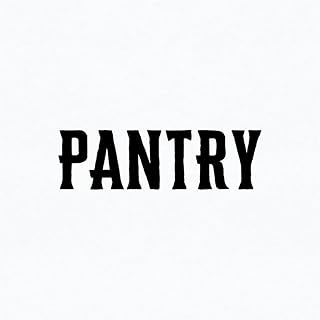 カッティングステッカー ルームサイン ドアステッカー シンプル 英字 ヴィンテージスタイル TypeA PANTRY 食糧庫 ブラック