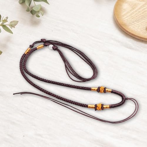 Braided Adjustable Length Necklace Cord Traditional Chinese Chain Long Rope For Daily Wear Peace Symbol Pendant Necklace3