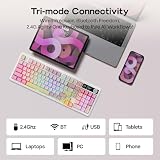 EPOMAKER TH99 Pro 96% klawiatura mechaniczna z ekranem i przyciskiem, 10000 mAh, 2,4 Ghz/BT, gorąca wymiana, niestandardowy sterownik, RGB Keycap PBT, gazket, bezprzewodowa klawiatura do gier PC/Mac