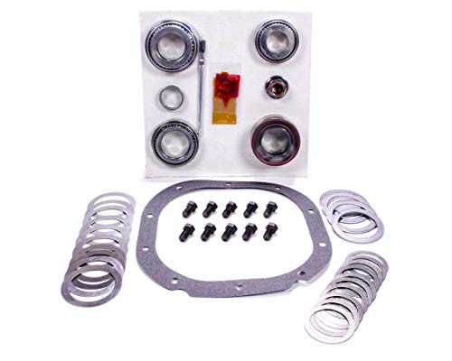 Differential Installation Kit | Master | Bearings, Crush Sleeve - Gaskets | Hardware, Seals, Shims, Thread Locker | 8.8 in | Compatible with Ford | Kit