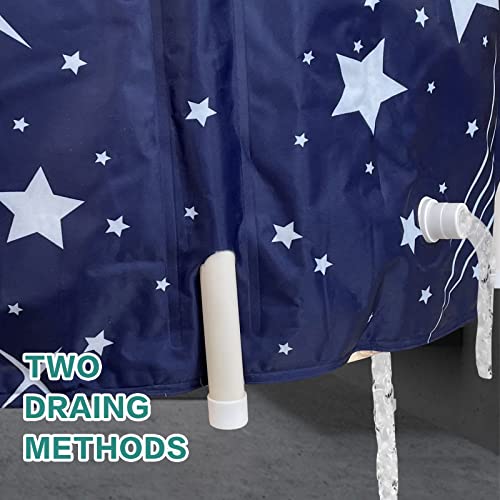 Hotmax Portable Foldable Bathtub For Adult, Hot Bath Tub, Freestanding Collapsible Home Spa Bath Tub, Ice Bath Tub, Soaking Tub With Inflatable Pillow And Seat #TOP5