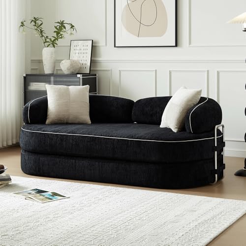 yuanco 5-in-1 Convertible Sofa Bed, Boneless Folding Couch with Corduroy