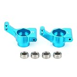【CNC-PRÄZISIONSBEARBEITUNG】 Der RC-Car-Hinterradnabenhalter verfügt über eine CNC-Präzisionsbearbeitung, eine perfekte Größe und stabile Leistung. Anodische Oxidationsbehandlungsfläche, die perfektes Upgrade-Zubehör darstellt.