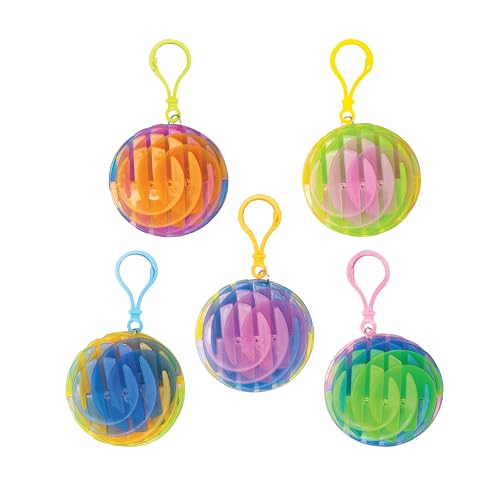 GEDDES Raymond Shape Shifting Keychain – Pack of 24 – Stress Relief Fidget Toys for Kids and Adults, Backpack Clips, and Party Favors by GEDDES - Used condition - Image 2