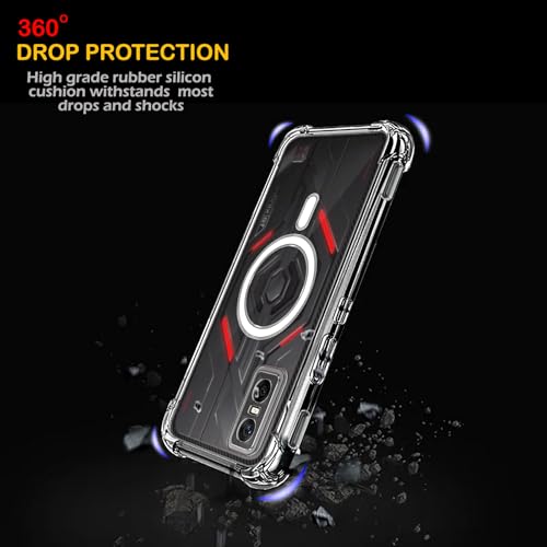Image of Amazon Brand - Solimo Thermoplastic Polyurethane Wireless Charging Support Back Cover for Infinix GT 30 Pro 5G Wireless Charging Support Back Cover - Transparent