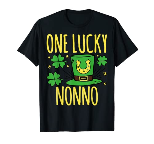 One Lucky Nonno Día de San Patricio Lucky Nonno Camiseta