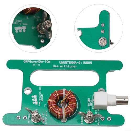 Balun de voltaje 9:1 portátil de 10W con conector BNC 6