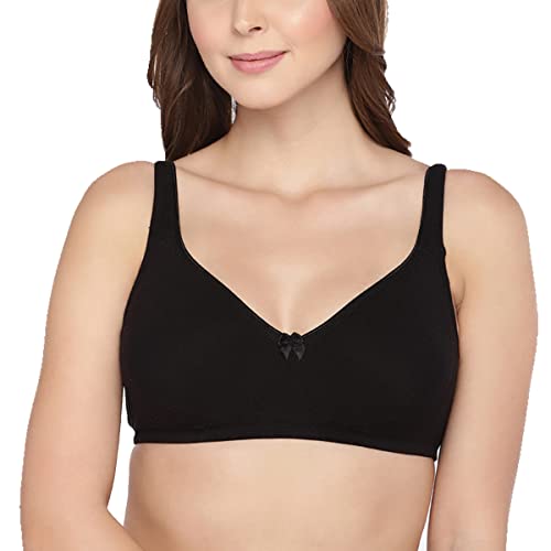 Image of Inner Sense Organic Cotton Bamboo Bra for Woman with Concentric Stitches I Full Coverage Bra for Heavy Bust with Side Support I Non Padded Innerwear with Wire-Free Design