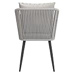 OUTLIV. Gartensessel Alex Aluminium Rope Anthrazit/Hellgrau