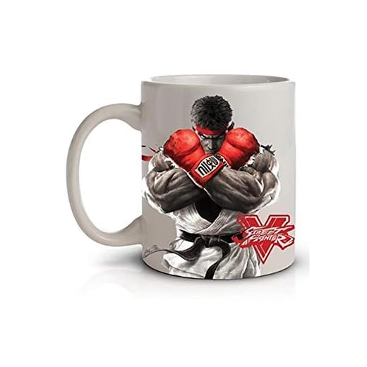 Street Fighter V Ryu 11oz Ceramic Coffee Mug