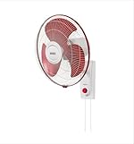 USHA Striker Plus Wall Fan | 400MM Sweep Size | 2100 RPM | Jerk-Free & Uniform Oscillation | Aerodynamic Blade Design for High Air Delivery | Anti-Rust Protection | 100% Copper Motor | (Maroon)