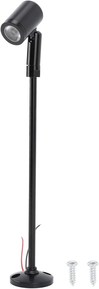 Tnfeeon LED Mini Spotlight Jewelry Showcase Display Lights DC12V Upright Mini Display Cabinet Light Eye Care Stable Heat Dissipation Nature Light