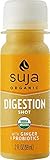 Suja Organic Cold-Pressed Digestion Shot with Ginger and Probiotics, 2 Fl Oz (Pack of 15)