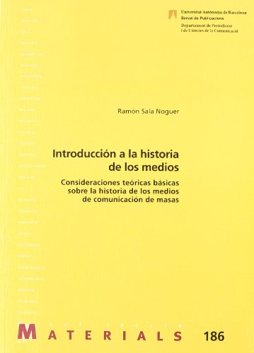 Portada de Introducción a la historia de los medios