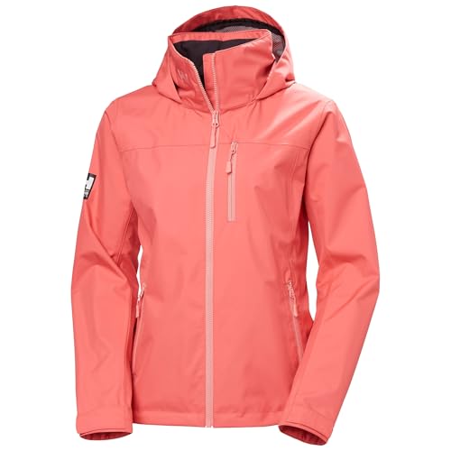 Image of Helly Hansen Womens W Crew Hooded Jacket 2.0, Sunset Pink, L
