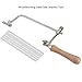 Woodworking Steel Saw,Multitool Wood Handle Jewelry Tool Making Cutting Handle Equipment Saw Bow Pull Flower Hardware Saw Hacksaw Frame Jewelry Tools Oscillating Saw Tool(#2)