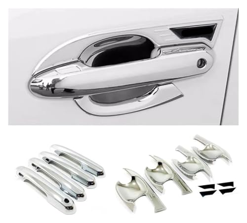 Autocollants poignée porte voiture chrome anti-rayure Toyota RAV4 XA50