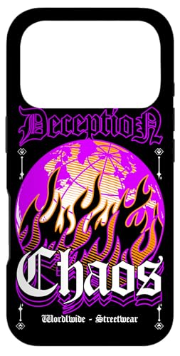 World on Fire x Deception Chaos �Ép��×�X�g���[�g�E�F�A �X�}�z�P�[�X iPhone 17 Pro �p