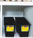 CARSON DELLOSA CD-9412 etykietki z imieniem CRAYON BOX-40 szt. samoprzylepne