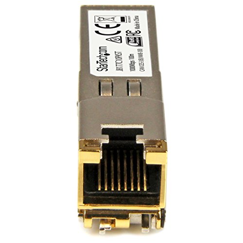 Image of StarTech.com 10 Pack HPE J8177C Compatible SFP Module - 1000BASE-T - SFP to RJ45 Cat6 /Cat5e - 1GE Gigabit Ethernet SFP - RJ-45 100m - HPE 1810, 1820, 2530 (J8177C10PKST)