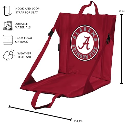 logo brands officially licensed ncaa unisex stadium seat one size team color